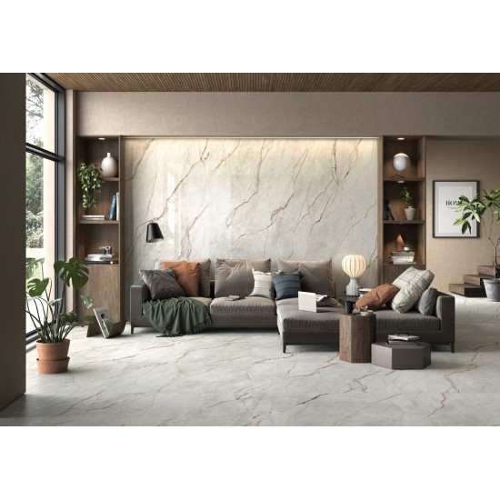 Πλακάκι The Room GRE R06 LP B' Retificatto 60x120 Imola Ceramica Γκρι Γυαλιστερό